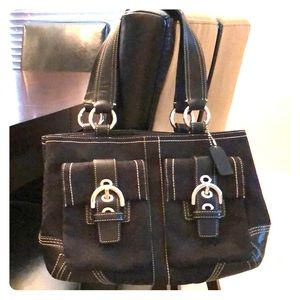 Coach monogram handbag
